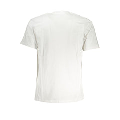 Camiseta masculina branca de algodão da Vans