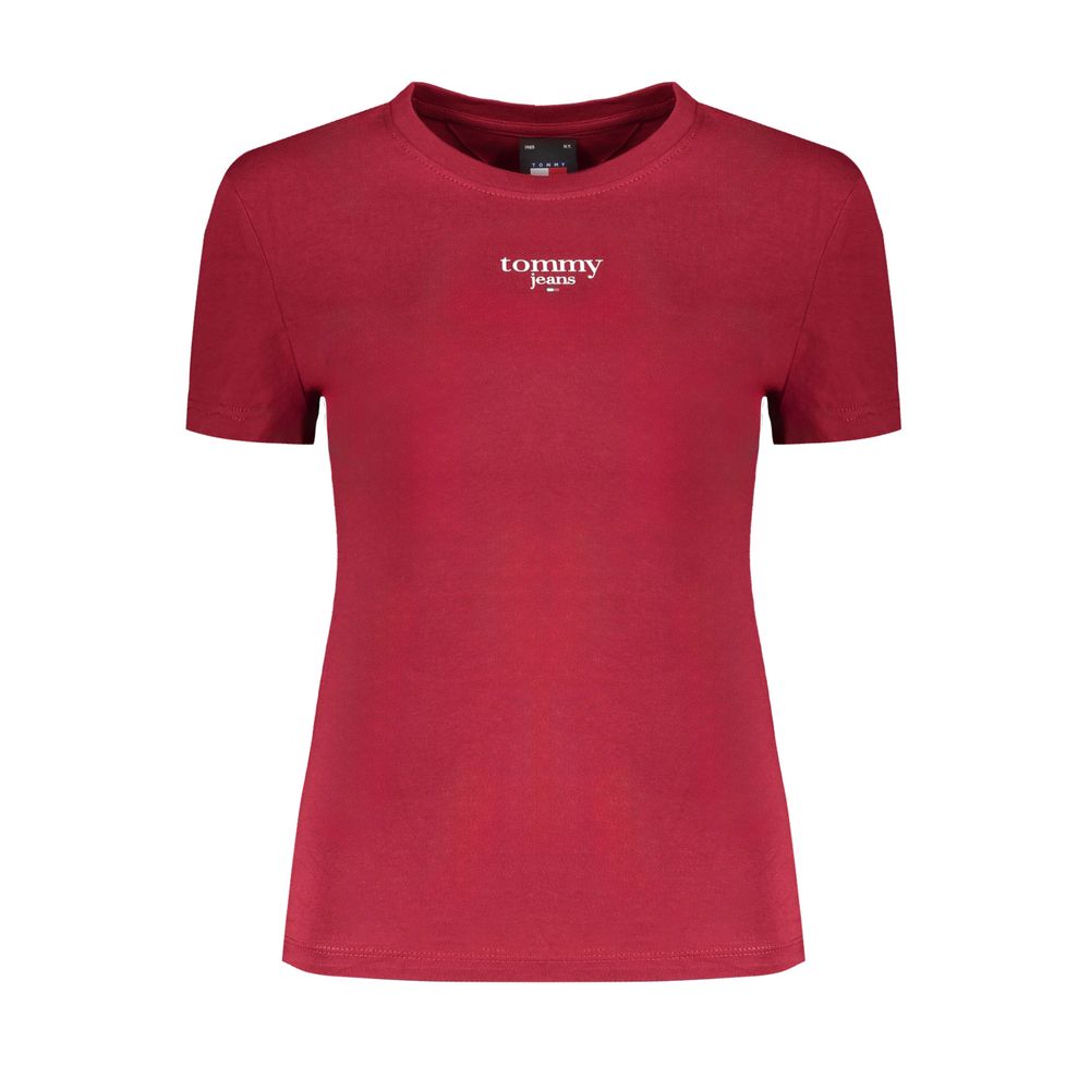 Tommy Hilfiger Tops e camiseta de algodão vermelho