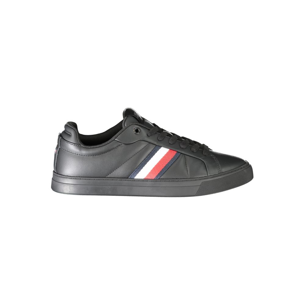 Tênis Tommy Hilfiger Masculino em Couro Preto
