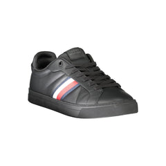 Tênis Tommy Hilfiger Masculino em Couro Preto