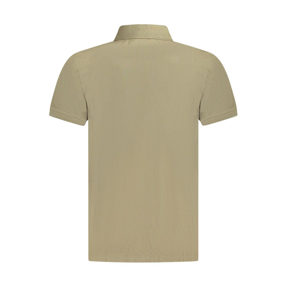 Camisa polo masculina Timberland marrom de algodão