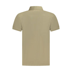 Camisa polo masculina Timberland marrom de algodão