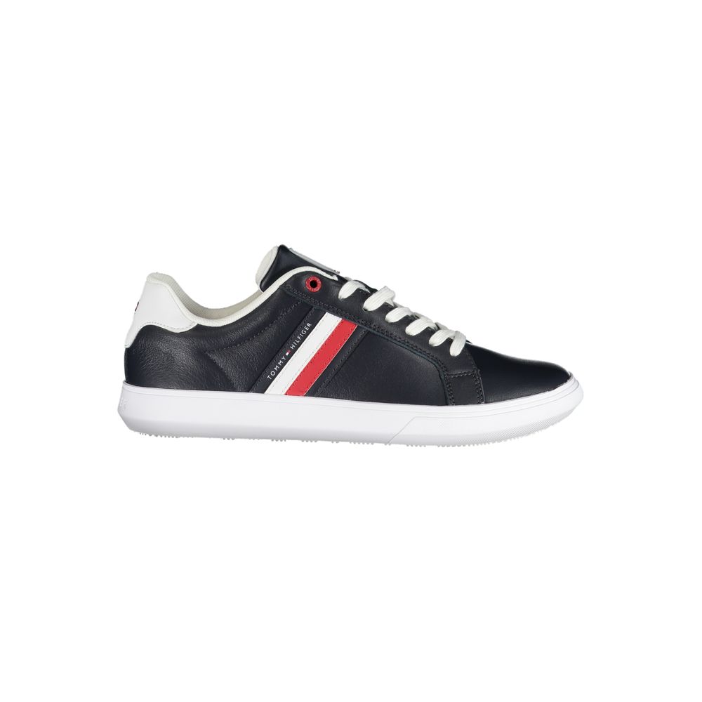 Tênis Tommy Hilfiger Sleek Blue com cadarço e detalhes contrastantes