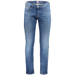 Calça jeans e calça Tommy Hilfiger de algodão azul