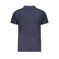 Camisa polo de algodão azul Noruega 1963