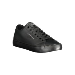 Tênis Tommy Hilfiger Masculino em Couro Preto