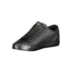 Tênis Tommy Hilfiger Masculino em Couro Preto