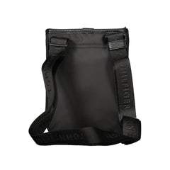 Bolsa de ombro masculina Tommy Hilfiger preta de poliéster