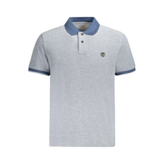 Camisa polo de algodão azul Timberland