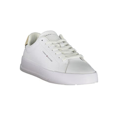 Tênis Tommy Hilfiger Masculino em Couro Branco