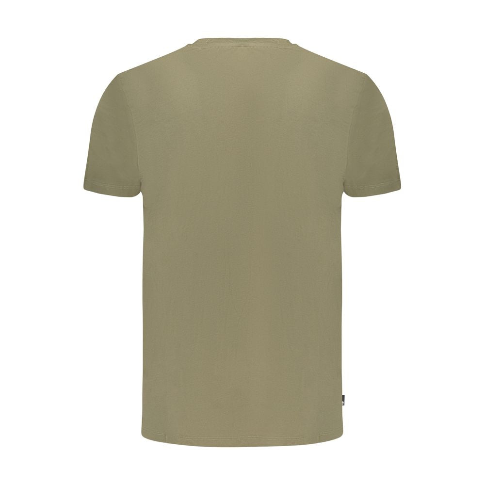 Camiseta masculina de algodão verde Timberland