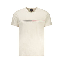 Camiseta Tommy Hilfiger Bege Algodão Masculina