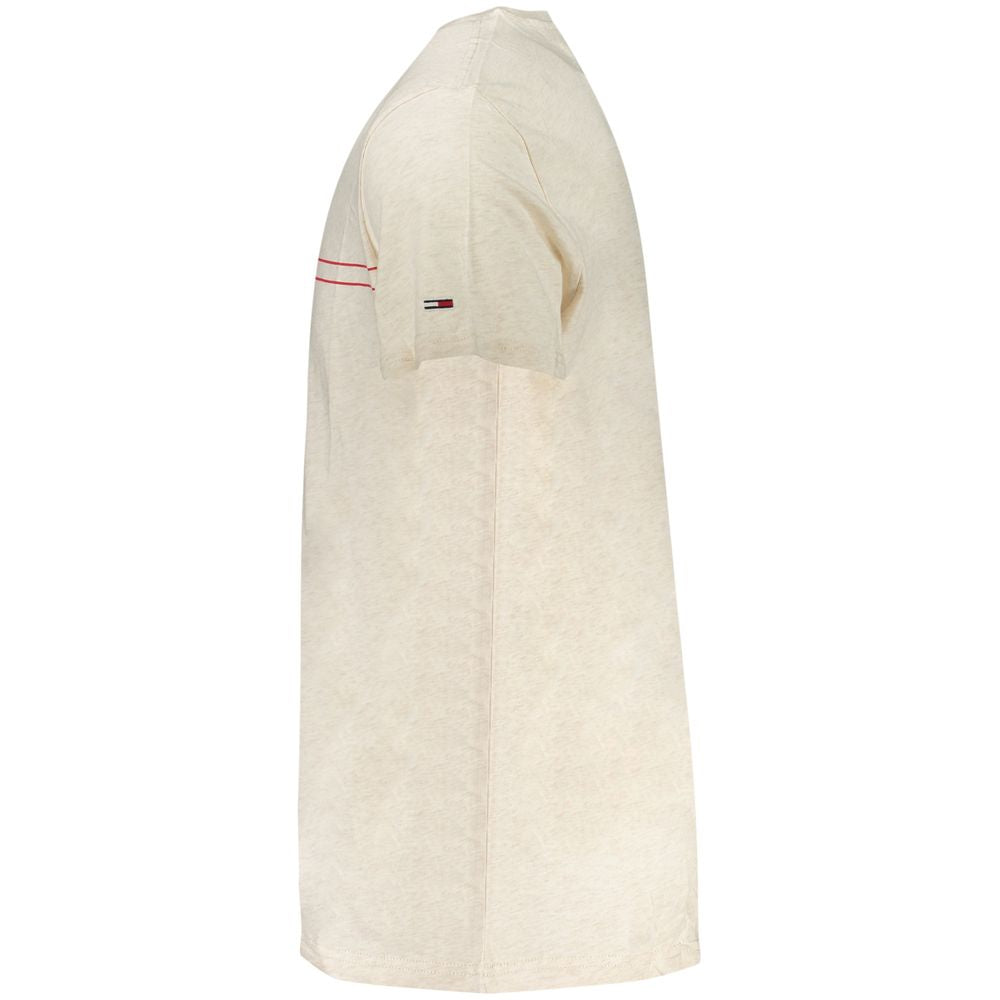 Camiseta Tommy Hilfiger Bege Algodão Masculina