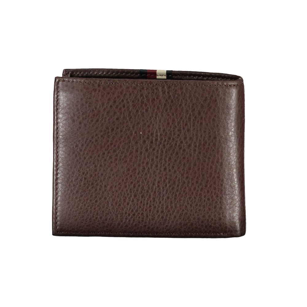 Carteira de couro marrom Tommy Hilfiger