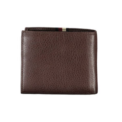 Carteira de couro marrom Tommy Hilfiger