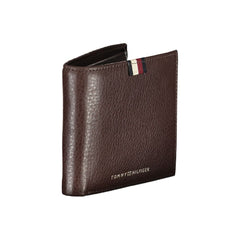 Carteira de couro marrom Tommy Hilfiger