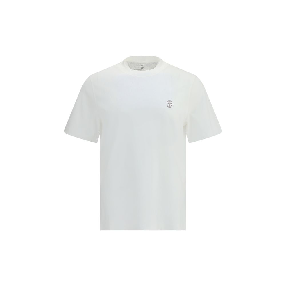 Camiseta com logotipo Brunello Cucinelli
