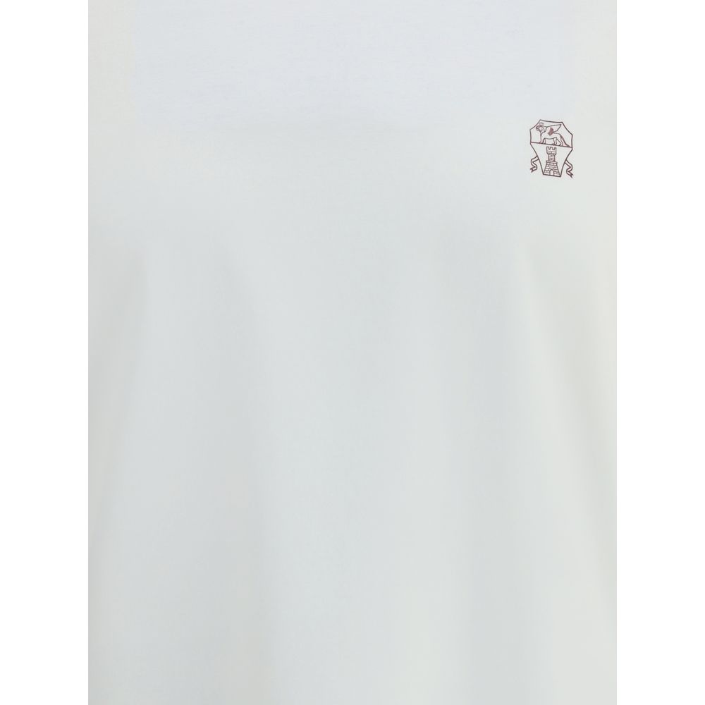 Camiseta com logotipo Brunello Cucinelli