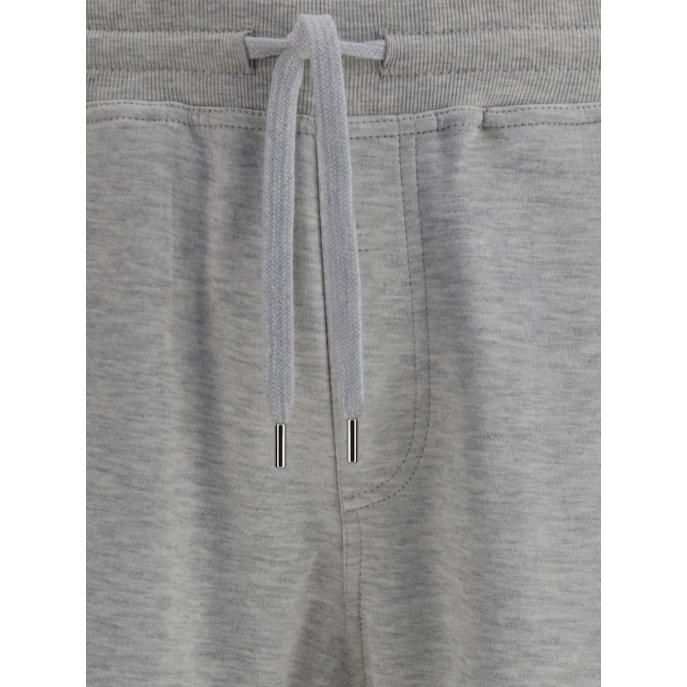 Calça de moletom de algodão Brunello Cucinelli