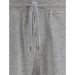 Calça de moletom de algodão Brunello Cucinelli