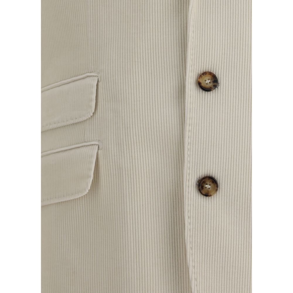 Jaqueta Blazer de Veludo Brunello Cucinelli