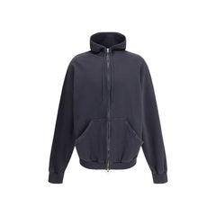 Moletom com capuz com logotipo da Balenciaga