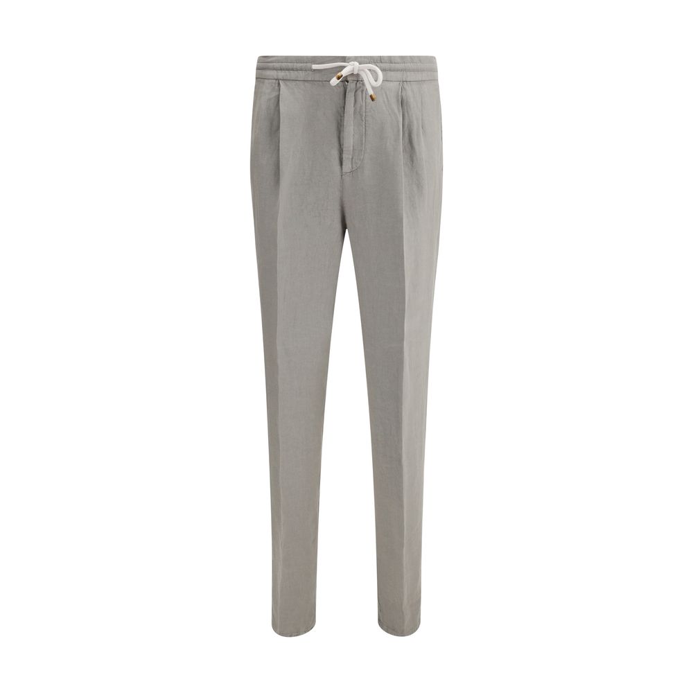 Calça de linho Brunello Cucinelli