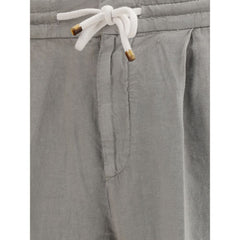 Calça de linho Brunello Cucinelli
