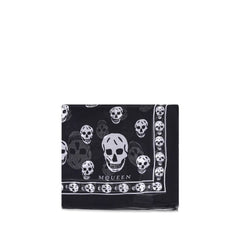 Cachecol de seda com caveira Alexander McQueen