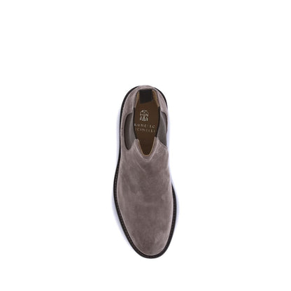 Brunello Cucinelli Suede Ankle Boots