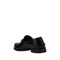 Mocassins de couro Versace