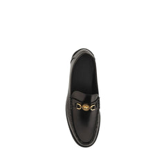 Mocassins de couro Versace