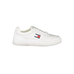 Tênis Tommy Hilfiger de couro branco masculino