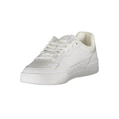 Tênis Tommy Hilfiger de couro branco masculino
