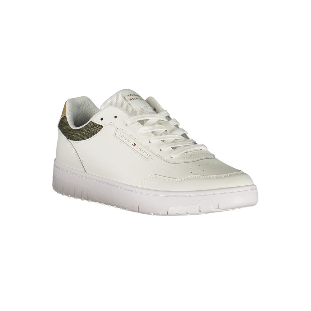 Tênis Tommy Hilfiger Masculino em Couro Branco
