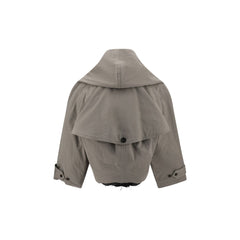 Casaco trench coat com capuz reverso Balenciaga