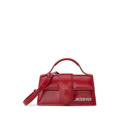 Bolsa de couro vermelha Jacquemus