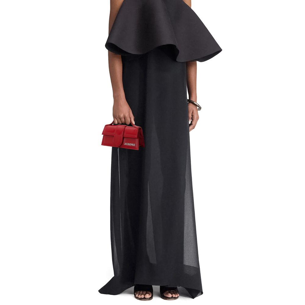 Bolsa de couro vermelha Jacquemus