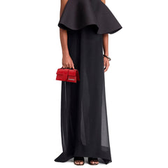 Bolsa de couro vermelha Jacquemus