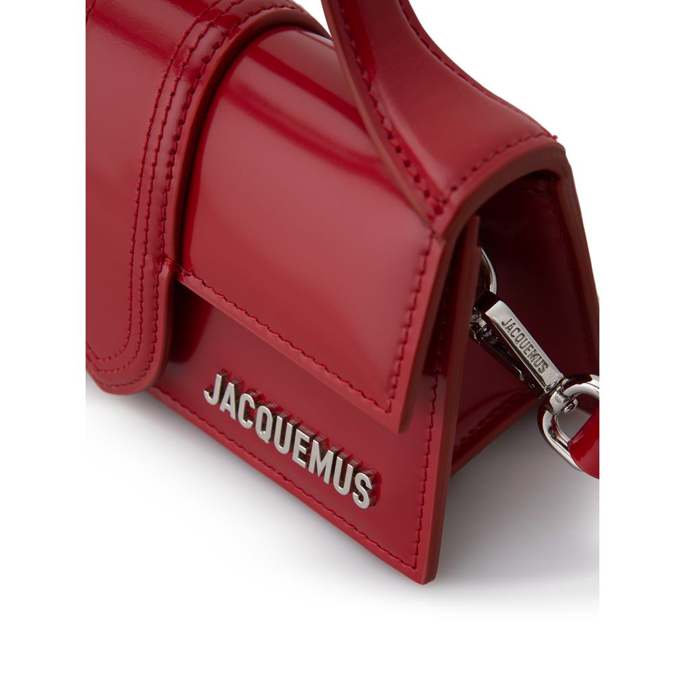 Bolsa de couro vermelha Jacquemus