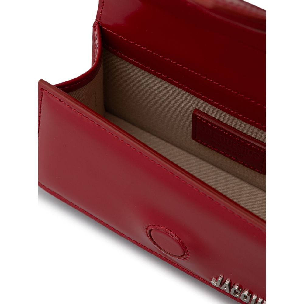 Bolsa de couro vermelha Jacquemus