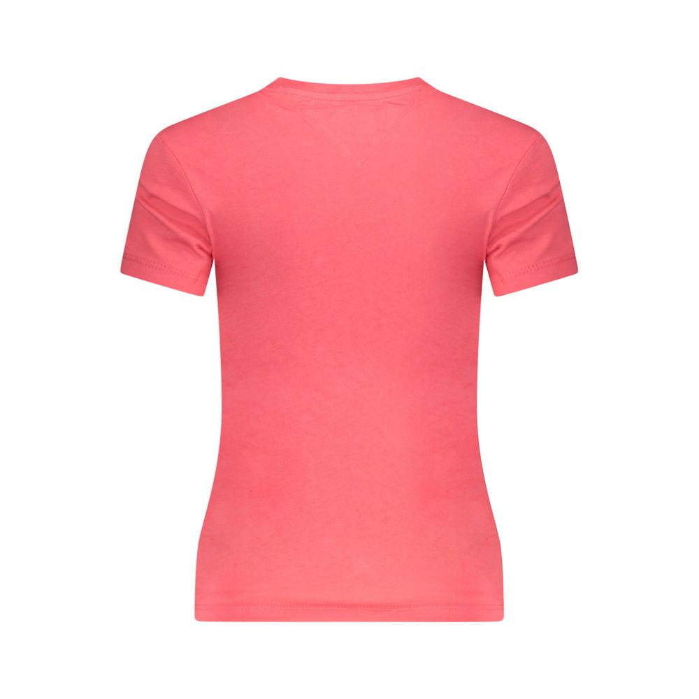 Tommy Hilfiger Tops e camiseta de algodão rosa