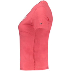 Tommy Hilfiger Tops e camiseta de algodão rosa