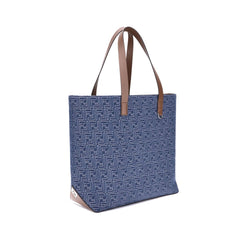 Bolsa tote jeans bordada Fendi