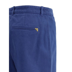 Calça flare de algodão Chloé