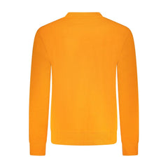 Suéter de algodão laranja Hugo Boss