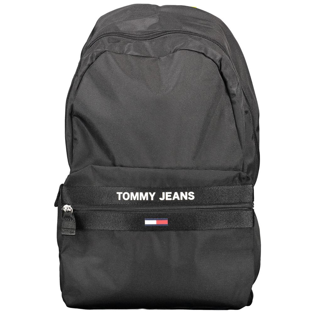 Mochila Tommy Hilfiger de poliéster preta
