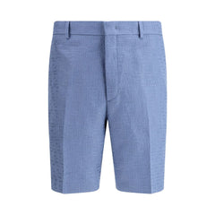 Shorts de linho Fendi