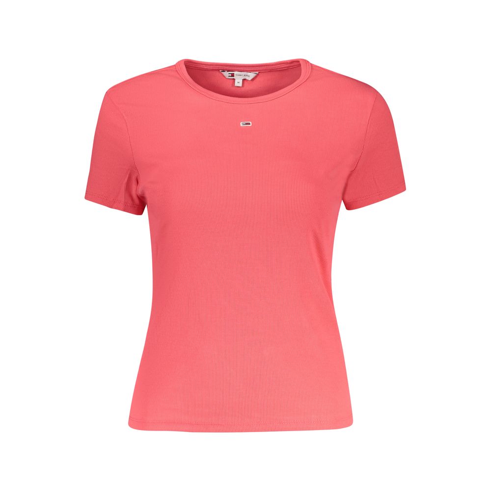 Tommy Hilfiger Tops e camiseta de algodão rosa