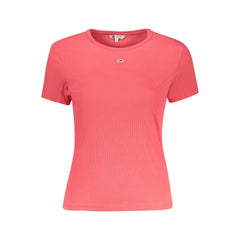 Tommy Hilfiger Tops e camiseta de algodão rosa
